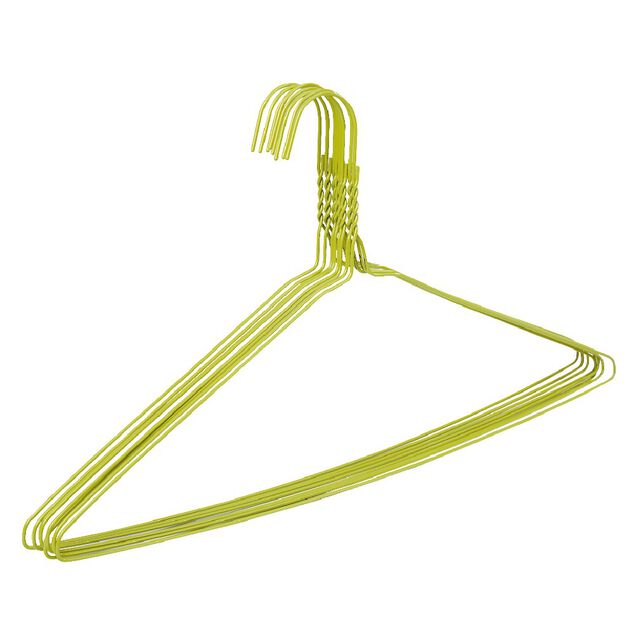 Cintre m&eacute;tallique color&eacute; x8