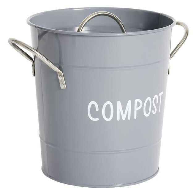 Poubelle &agrave; compost 7 L - 21x17,5xH24,5cm