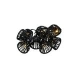 Guirlande solaire 10 LED design filaire noir 2,7m