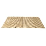Tapis déco fourrure rayé 120x170cm (2 modèles taupe ou beige)