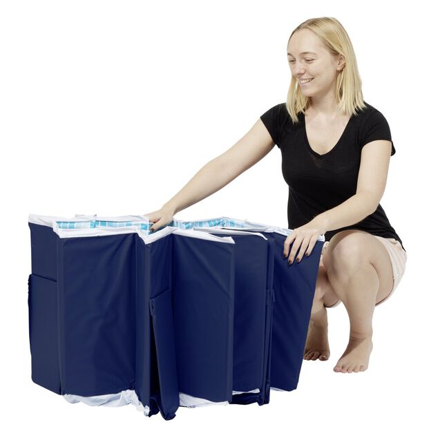 Piscine rectangulaire pliable Funky bleue 528L 185x140xH45cm