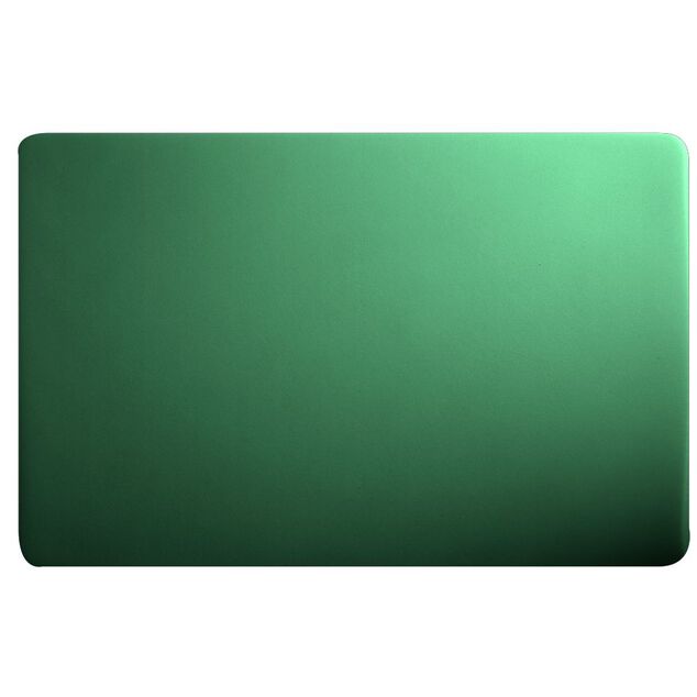 Set de table rectangulaire plastique vert clair uni