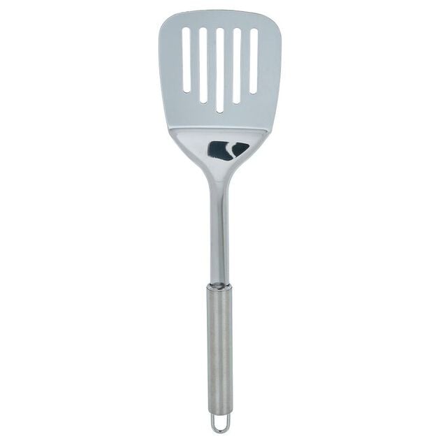 Set de 6 ustensiles de cuisine avec support inox gris &Oslash;16xH40,5cm