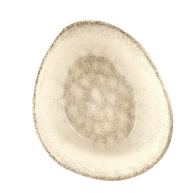 Bol Trior en fa&iuml;ence beige 14x16cm