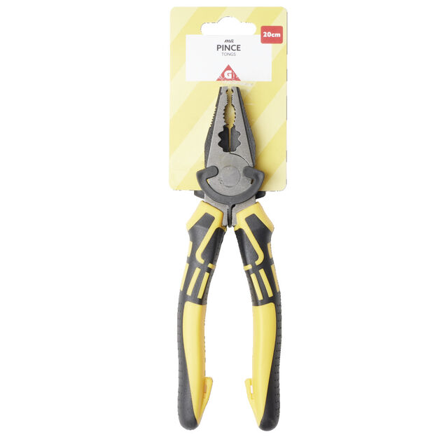 Pince de bricolage en métal et plastique noir L20cm