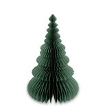 Sapin de No&euml;l &agrave; poser ou suspendre en papier &Oslash;40xH64cm (2 mod&egrave;les)