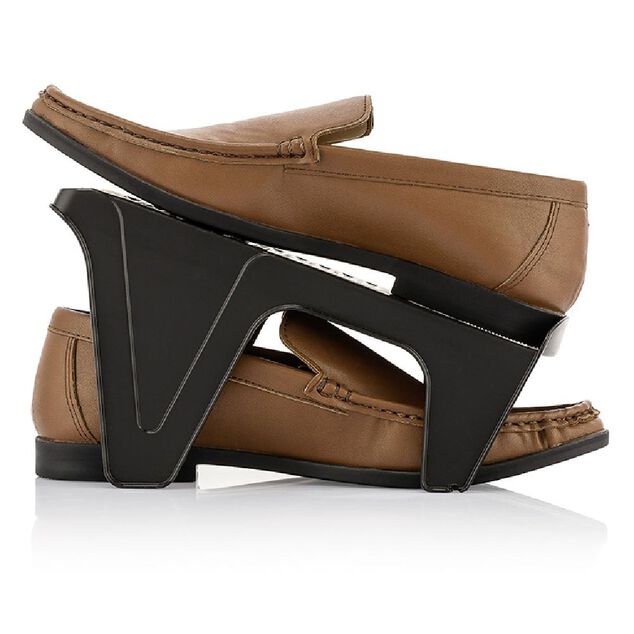 Support de rangement pour chaussures plastique noir