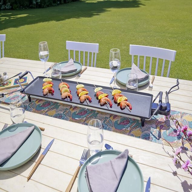 Plancha &eacute;lectrique XL Homday L87cm 1800W