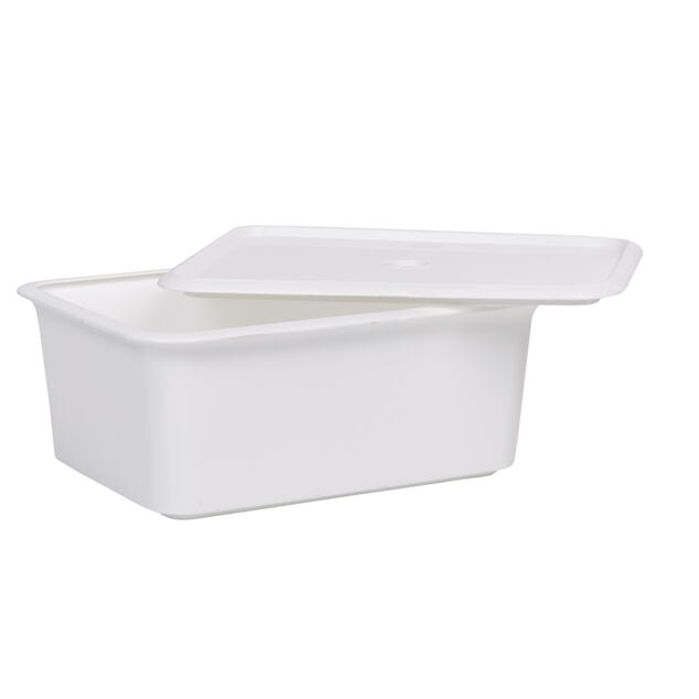 Bo&icirc;te de rangement 6 L blanc