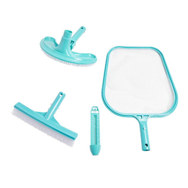 Kit 4 accessoires de nettoyage piscine