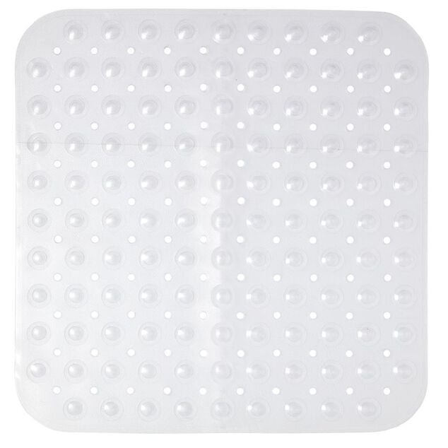 Fond de douche design bulle relief pvc blanc transparent