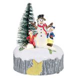 Scène de Noël lumineuse H12,5cm