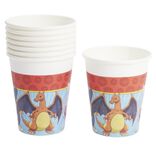 Gobelet carton x8 Pok&eacute;mon 20cl