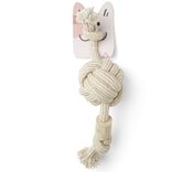 Jouet pour chien en corde beige L.40 cm