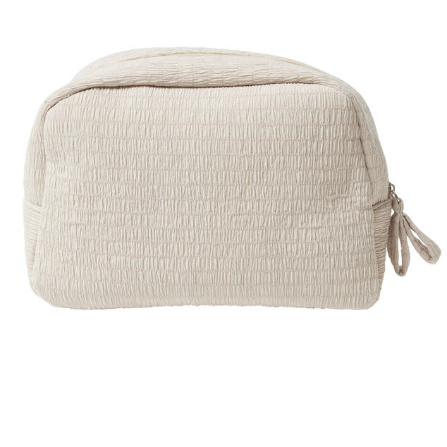 Trousse de toilette en tissu 20x6xH13cm (2 modèles)