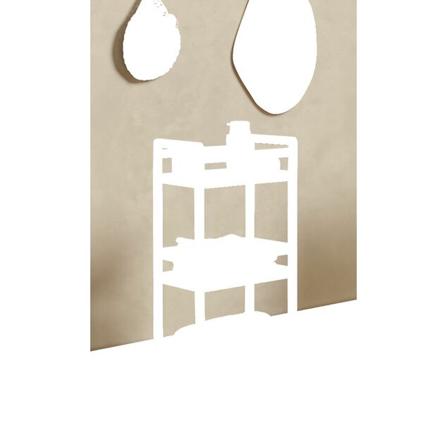 Serviteur bambou 3 niveaux