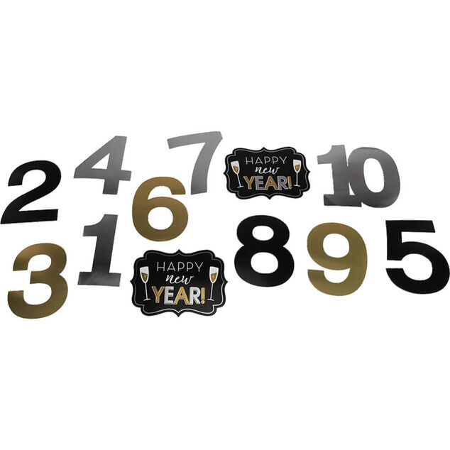 Kit photo booth nouvel an 12 pi&egrave;ces