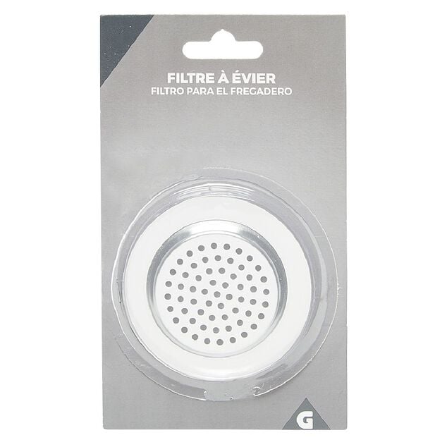 Filtre &agrave;  &eacute;vier en inox