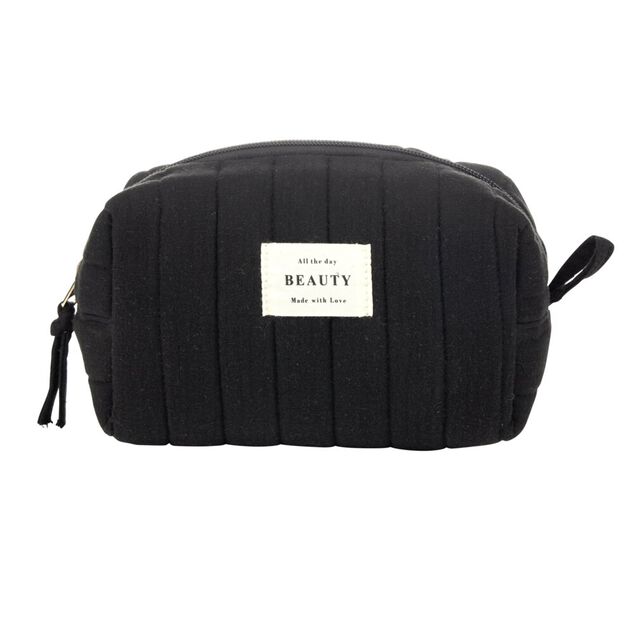 Trousse de toilette gaze de coton 18x10xH10cm (3 modèles)