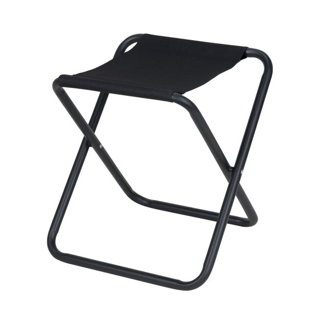 Tabouret table 2en1 plateau d&eacute;cor bois structure acier noir 41x40xH45cm