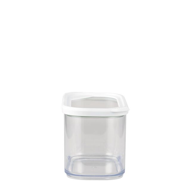 Bo&icirc;te de conservation x5 transparente avec couvercle blanc 0,4 &agrave; 2L