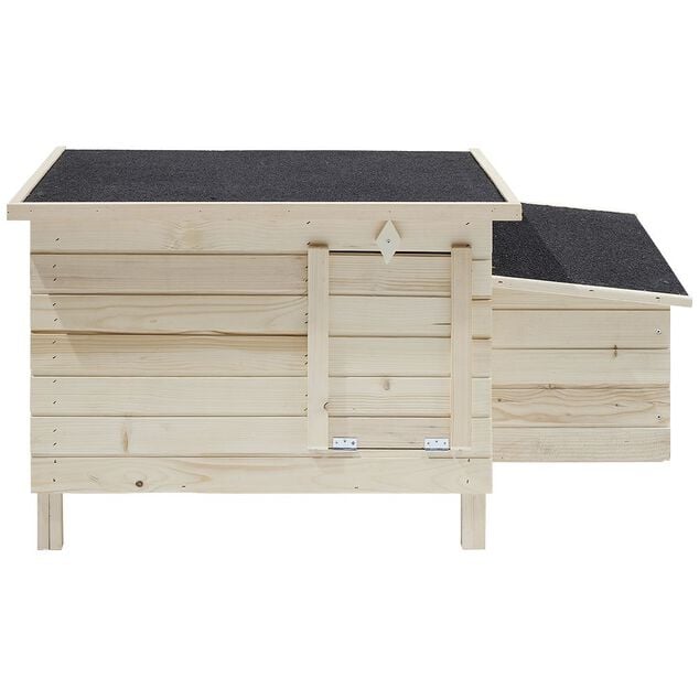 DARLUX Mangeoire Hexagonale En Bois Fabriquée à La Main - Résistant Aux Intempéries - Tailles M à XL - Avec Et Sans Support - Taille XXL - Sans