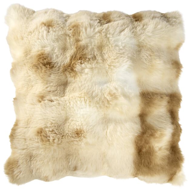 Coussin fausse fourrure Bubble 45x45cm (3 mod&egrave;les)