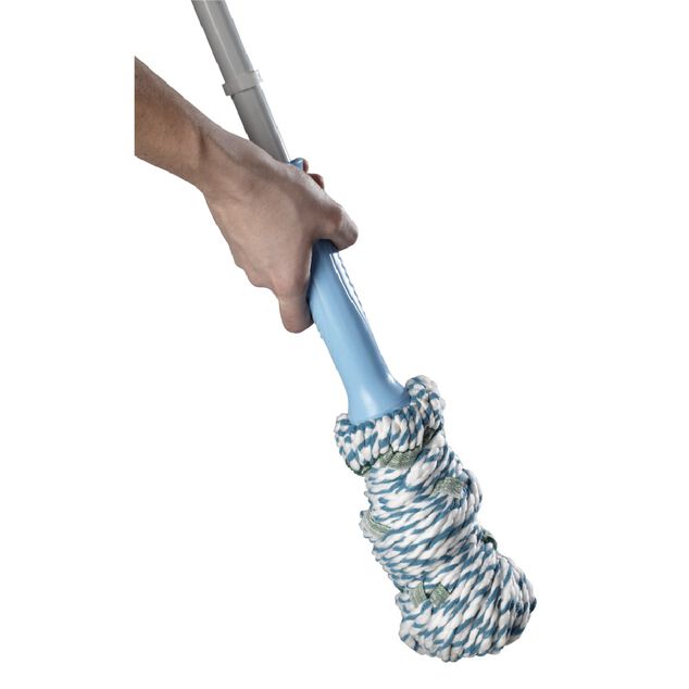 Balai Serpill&egrave;re &agrave; Franges microfibre Essorage Int&eacute;gr&eacute;