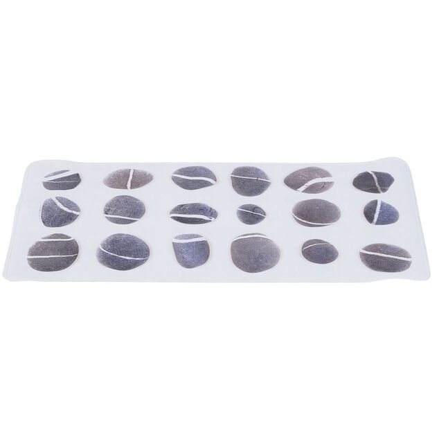 Fond de douche galet gris PVC
