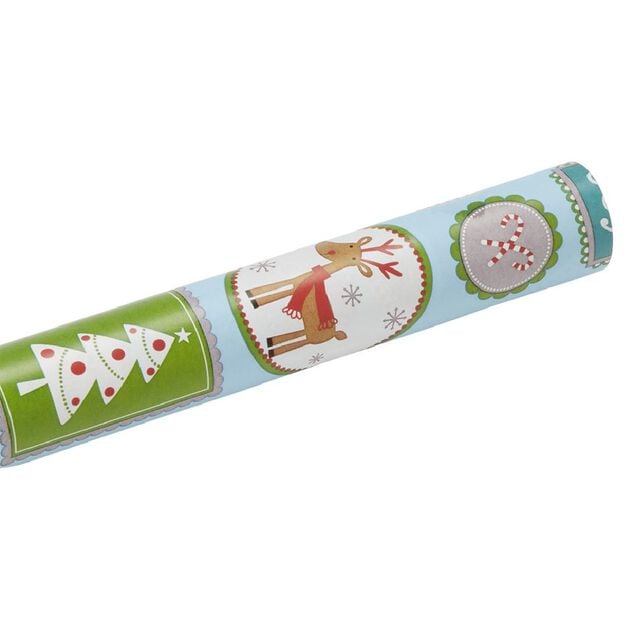 Papier cadeau de No&euml;l L800x70cm (plusieurs mod&egrave;les)