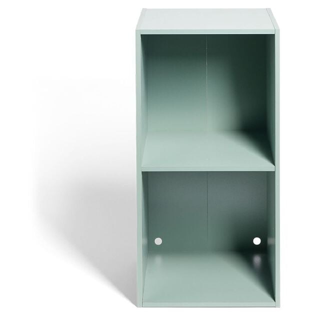 Structure Box Cube 2 cases 35x30x70cm bois vert