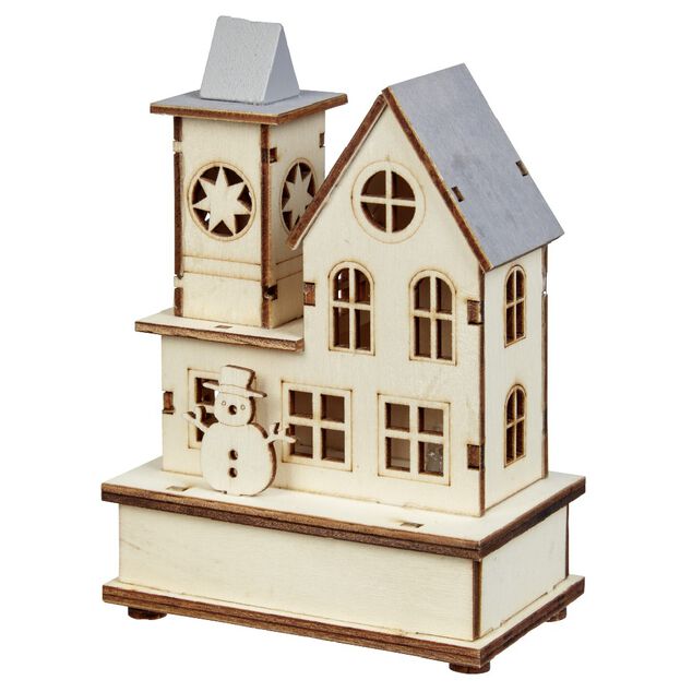 Décoration lumineuse, bois