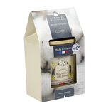 Bougie parfum&eacute;e Ambiances Devineau 2 m&egrave;ches Nouvelle Orl&eacute;ans senteur coton 30H