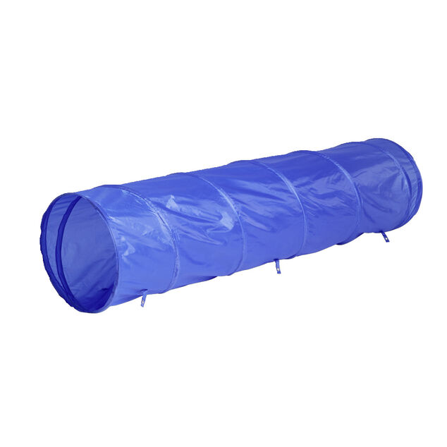 Tunnel d'entrainement pliable pour animaux &Oslash;48xL200cm