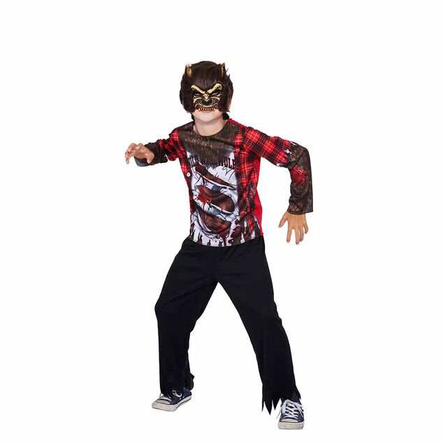 D&eacute;guisement enfant Halloween loup garou 11/14 ans