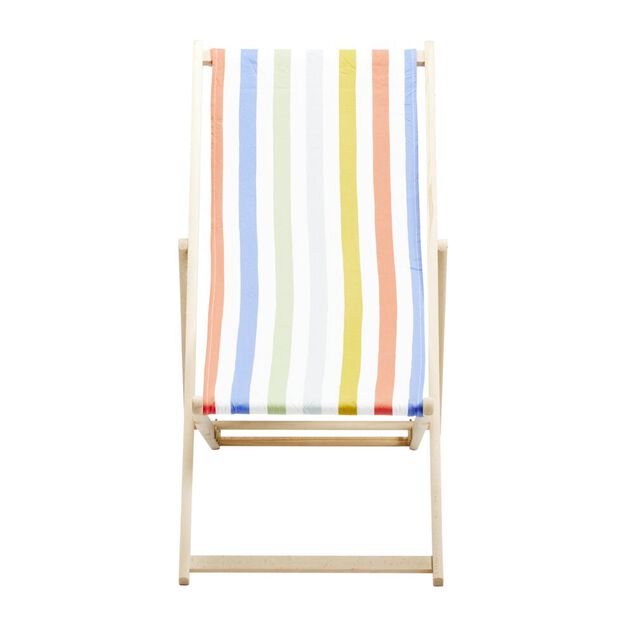 Chilienne agraf&eacute;e Wood motif bayad&egrave;re coton et bois 96x56xH96cm