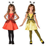 D&eacute;guisement r&eacute;versible de coccinelle et d'abeille 4/6 ans