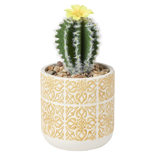 Cactus artificiel &Oslash;9,5xH.17 cm