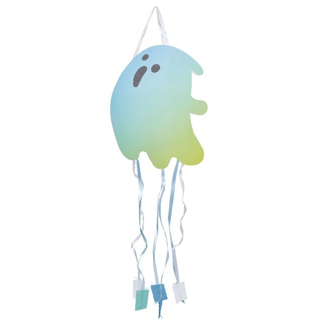 Pi&ntilde;ata pliable Halloween fant&ocirc;me bleu