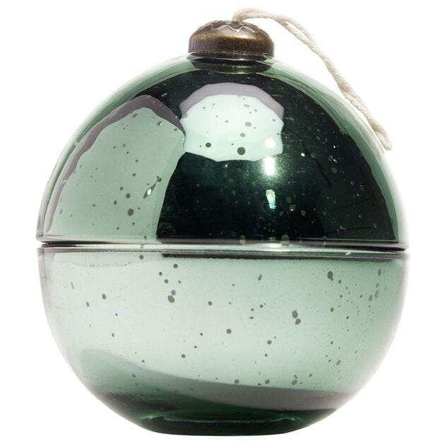 Bougie parfum&eacute;e design boule de No&euml;l