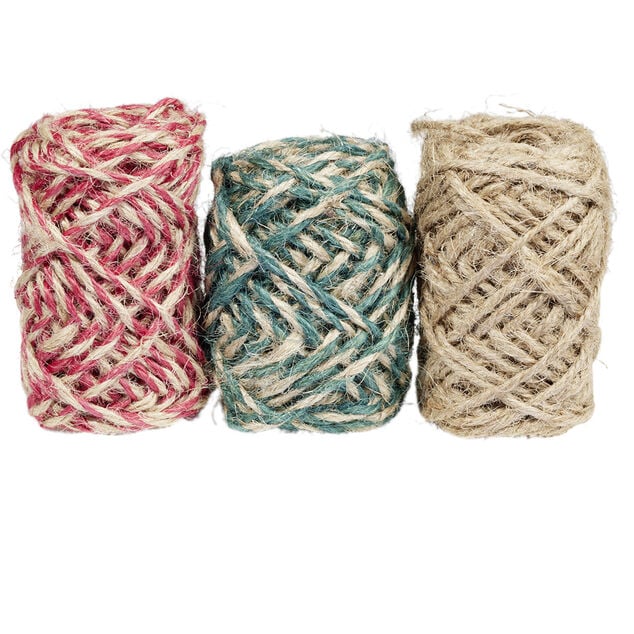 Rouleau corde jute emballage cadeau 10m x3