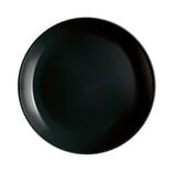 Assiette &agrave; dessert ronde Luminarc Diwali noire &Oslash;20cm