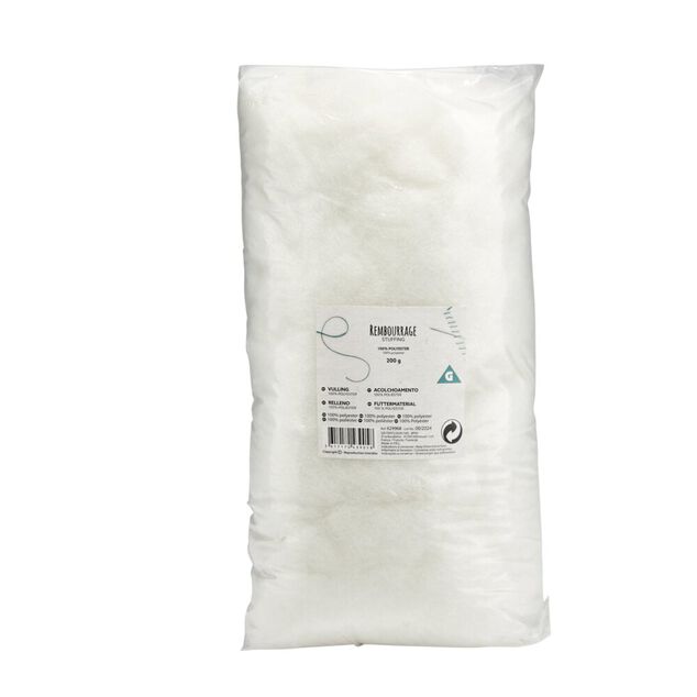 Rembourrage en microfibre blanc 200gr