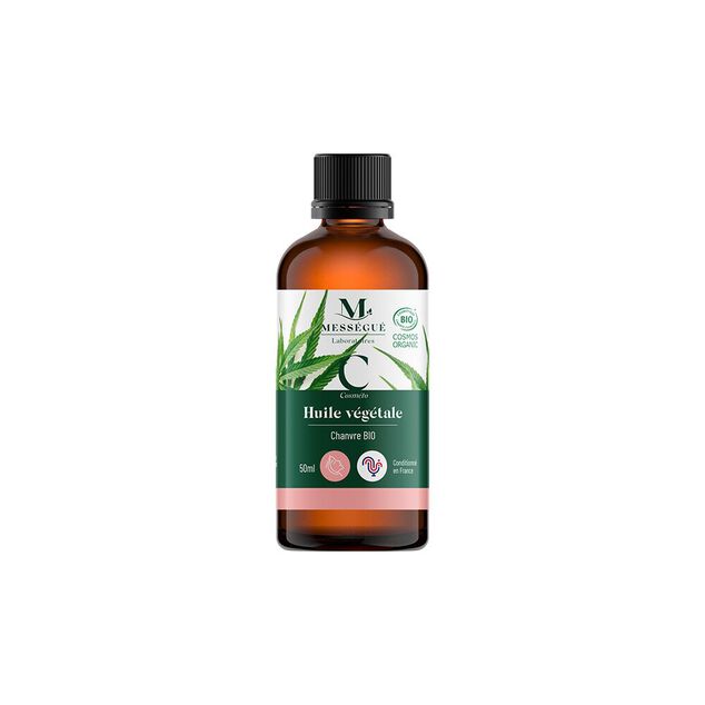 Huile v&eacute;g&eacute;tale chanvre bio Mess&eacute;gu&eacute; 50ml