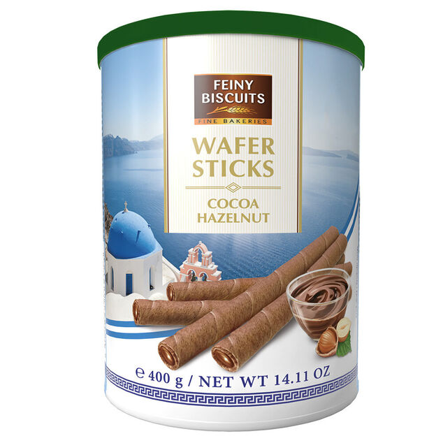 Gaufrettes roul&eacute;es &agrave; la cr&egrave;me de noisette - 400g