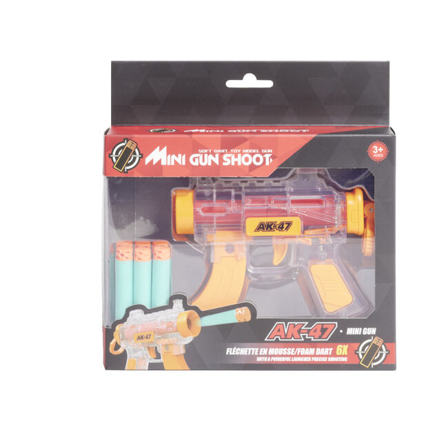 Pistolet miniature avec 6 fl&eacute;chettes
