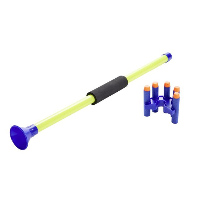 Sarbacane avec 5 balles Ø4,8xL46cm