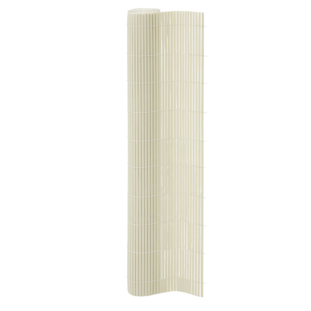 Brise-vue double face en plastique gris clair L300xH100cm