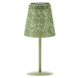 Lampe de table solaire LED &agrave; poser &Oslash;12,5xH24,5cm