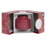 Bougie bijoux parfumée verre collier argenté Ø9xH7cm (6 modèles)